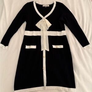 Taylor Black and White Knitwear